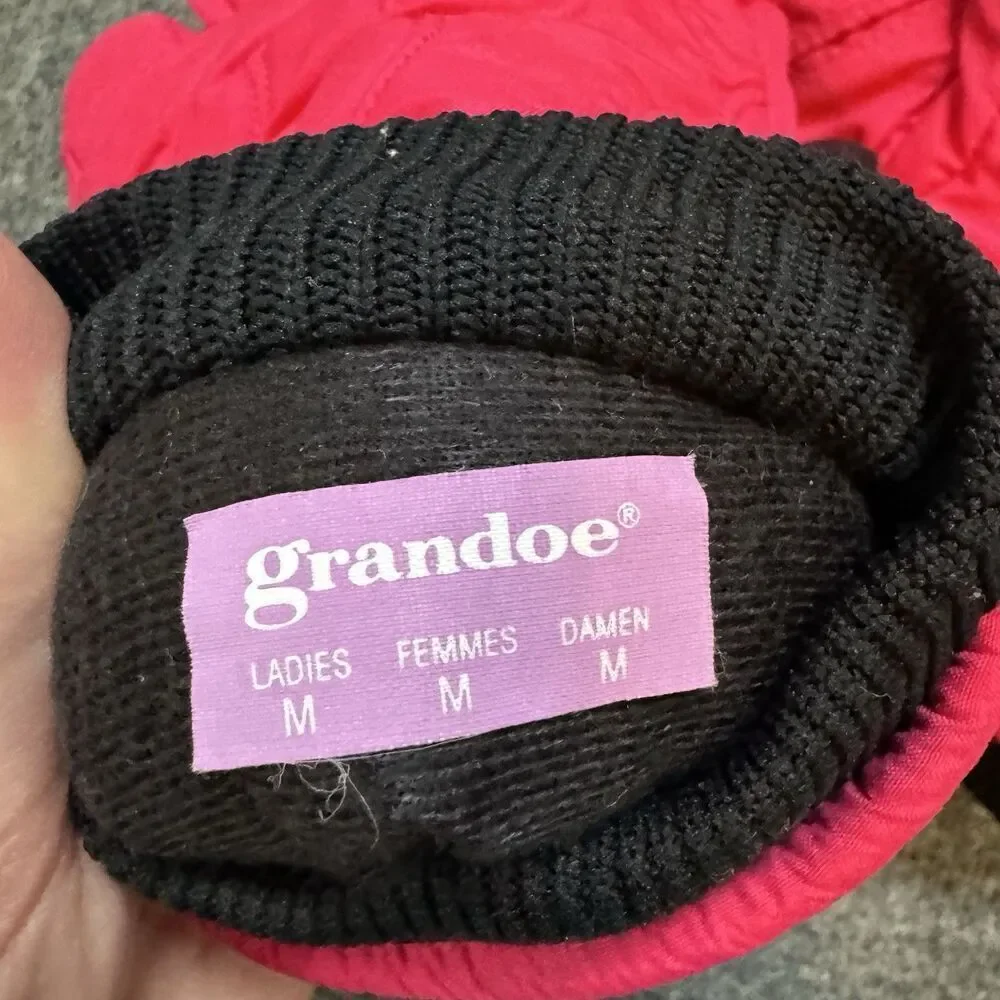 Grandoe Glove Component System Womans Pink Medium Snow Winter Ladies